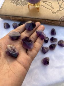 หินคริสตัลแอเมทิสต์ขัดเป็นจุดแกะสลักจากหินอัญมณีเรกิสไตล์ฮวงจุ้ยงานหัตถกรรมกึ่งมีค่าของจริง - Product Image 3