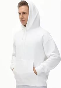 Sweats à capuche 100% coton imprimés personnalisés pour hommes doux et confortables sweats à capuche vierges Logo décontracté couleur unie hiver toutes les tailles disponibles - Product Image 3