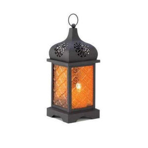 Anqiue linterna colgante de Metal marroquí Vidrio colorido hecho a mano diseño moderno ecológico para decoración festiva del hogar Navidad - Product Image 4