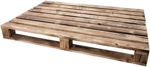 Juego de 4 Paletas de Madera Estilo Shabby Chic, Reemplazo de Mesa Desechable, Acabado Flameado - Product Image 6