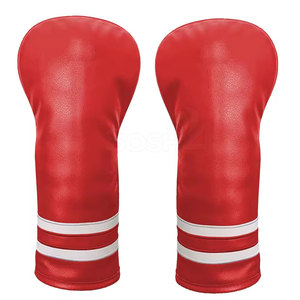 Low MOQ Design Your Own Waterproof PU Leather Golf <b>Head</b> <b>Cover</b>-Customizable Colors Sizes High Quality Outdoor Use Fashionable for - Product Image 1