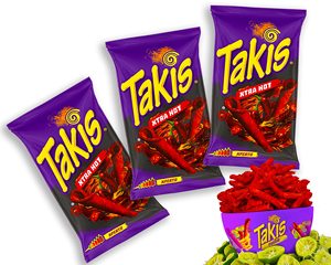Patatas fritas Takis Fuego, chile picante y patatas fritas con sabor a Lima, 5,5 oz al por mayor - Product Image 6