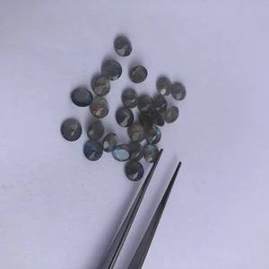 Pierres de labradorite naturelles de 4 mm, rondes, facettées, certifiées IGI, vente en gros, pierres précieuses en vrac, prix d'usine, fournisseur en ligne - Product Image 1