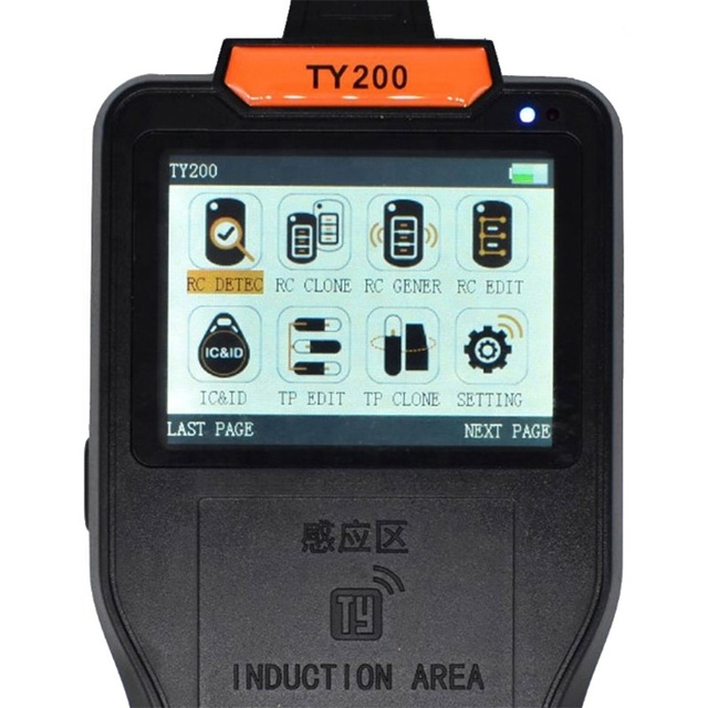 TY200 Locksmith Key Tool Car Chip Edit Device and Garage Door Remote Control Duplicator Machine