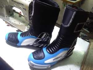 Zapatos de moto de buen material con logotipo personalizado, calzado de moto de fabricación profesional - Product Image 2