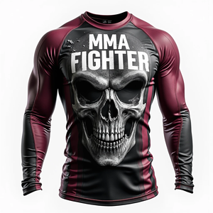 Rashguards de BJJ Personalizados, Sublimación Premium, Impresión HD de Alta Calidad, Ropa de Entrenamiento de MMA Duradera, Transpirable, Anti-UV, de Secado Rápido - Product Image 5