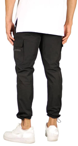 Pantalones deportivos de nailon transpirables personalizados, de secado rápido, con bolsillos con cremallera, talla grande, informales, para entrenamiento, para hombre, proveedor mayorista - Product Image 4