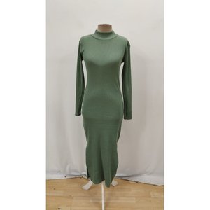 เดรสยาวคอเต่าแขนยาวผ่าข้างสำหรับผู้หญิง รุ่น 30107 - Cagla - Product Image 2