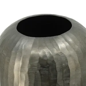 Jarrón de Flores de Hierro Negro Hecho a Mano de Lujo, Diseño Costero, Jarrón Decorativo de Metal para Mesa, para Sala de Estar, Oficina, Decoración del Hogar - Product Image 2