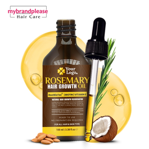 Rosemary Infused <b>Hair</b> Growth Oil for Long Healthy <b>Hair</b> OEM ODM Private Label Custom Brand <b>Hair</b> Formula - Product Image 1
