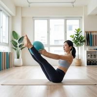 Mini Pelota de Pilates de 20/25/30 cm, PVC Suave, Resistente a Explosiones, para Entrenamiento de Core, Fitness, Yoga, Fisioterapia, No Tóxica, EN71, REACH
