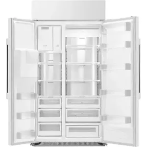 Réfrigérateur intelligent électrique encastrable côte à côte Dacor DRS425300SR de 42 pouces avec 24 pieds cubes Capacité totale : eau et glace externes - Product Image 5