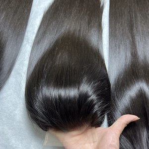 Perruques vietnamiennes 100% cheveux humains sans colle Genius trame fermeture perruque brute droite longue durée par Cloudyhair fournisseur vente été - Product Image 2