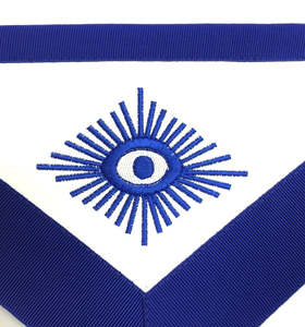Wholesale Product Masonic Master Mason <b>Machine</b> Embroidery Apron Freemasons Aprons for Regalia Products - Product Image 4