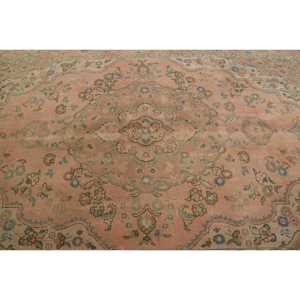 6.2x9.4 ft Rug, Turkish Vintage Rug, <b>Brown</b> Blue Abstract <b>Wool</b> Rug - Product Image 5