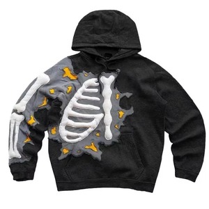 Sudadera Unisex de Estilo Urbano con Estampado 3D en Relieve, Gruesa, Holgada, Transpirable y con Estampado Personalizado - Product Image 6