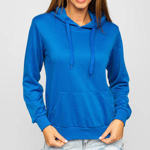 Fabricante de Sudaderas con Capucha Transpirables Personalizadas, Sudadera de Algodón y Poliéster de Peso Pesado con Cierre, Color Sólido, Sudadera de Forro Polar para Mujer - Product Image 5