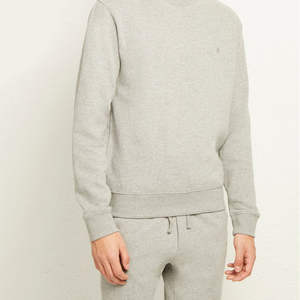 Sweat ras du cou vintage vierge en polyester surdimensionné Pull à manches longues en coton Sweat pour hommes - Product Image 5