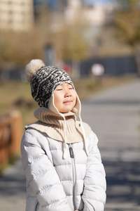 Gorro de invierno común para niños, tejido plano ajustable para 7-12 años, cálidas y elegantes gruesas con pompón orejeras, informales para exteriores - Product Image 5