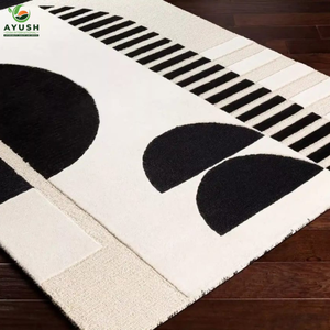 Soft Plush Luxury Woolen Area <b>Rugs</b> Handtufted Area <b>Rugs</b> <b>for</b> Living Room Bedroom & <b>Lounge</b> - Product Image 2