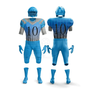 Uniforme de Football américain personnalisé 100% Polyester, nouvelle conception de haute qualité, ensemble maillot et pantalon - Product Image 4