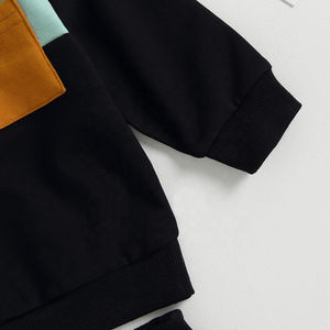 ชุดวอร์มสำหรับเด็กผ้าฟลีซทำจากทำตามสั่งสำหรับฝึกซ้อมขายส่ง - Product Image 4