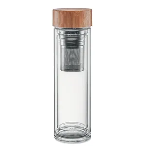 Bottiglia di Vetro Sostenibile Batumi 400ml, Elegante Contenitore in Vetro per Merchandising - Product Image 6