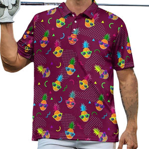 Coton tricoté classique pour chemise hommes coupe ajustée décontracté à manches courtes impression personnalisée broderie Logo Pima coton respirant - Product Image 6