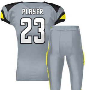 Uniforme de Fútbol Americano Sublimado 100% Elegante, Manga Corta para Hombre, Transpirable, de Secado Rápido, Totalmente Personalizable con Bordado - Product Image 2