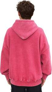 Sudaderas con capucha de lavado ácido informales para hombre, ropa de invierno, sudaderas con capucha de lavado ácido informales de Color sólido, ropa de moda, sudaderas con capucha de lavado ácido ajustadas para hombre - Product Image 3