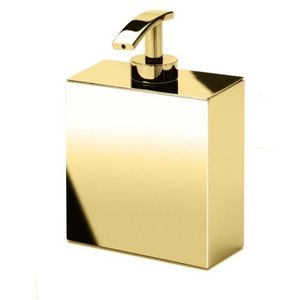 Modern Brass Lotion Dispenser With Compact Size Perfect For Small Bathrooms <b>Kitchens</b> And Office Washrooms - Product Image 6