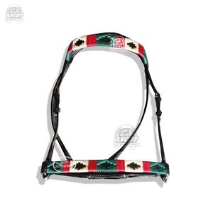 Meilleure Qualité En Cuir Cheval Polo Bride Headstall Rembourrage Souple avec rênes noir brun couleur En Gros - Product Image 2