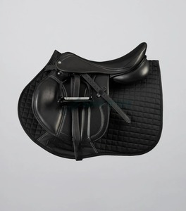 Selle de cheval anglaise de qualité supérieure, rembourrée, confortable, respirante, construction durable, tapis de selle pour l'équitation - Product Image 2