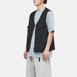 Nuevo chaleco sin mangas con aspecto de cremallera y bolsillo abotonado, ropa de protección para exteriores, chaleco de pesca hecho de algodón más vendido - Product Image 4