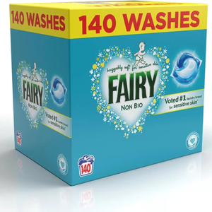 Capsules de lessive Fairy Non Bio, liquide, 140 lavages, douceur enveloppante pour peaux sensibles - Product Image 5