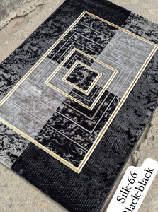 Alfombra Tradicional de Poliéster, Tipo Shaggy, Adiva Gaziantep, Tejida en Jacquard, Hecha a Máquina, de Pelo Alto, Acolchada, Antideslizante y Lavable - Product Image 2