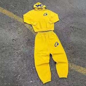 เสื้อวอร์มมีฮู้ดกางเกงสำหรับผู้ชายเสื้อวอร์มมีซิปสำหรับใส่ออกกำลังกาย1/4คอกลมออกแบบโลโก้ได้ตามต้องการฤดูร้อน - Product Image 1