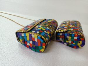 Custom Made Mosaic Metal Bags Ideal for Resale by Fashion <b>Accessory</b> Stores - Product Image 3