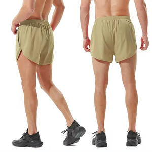 Pantalones Cortos Deportivos para Hombre, Transpirables, de Malla/Poliéster, Cintura Elástica, Holgados, de Secado Rápido, para Entrenamiento de Maratón - Product Image 2