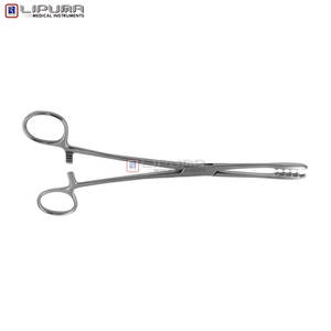 Ulrich Premium 18 cm fórceps quirúrgicos rectos de acero inoxidable Manual de instrumentos médicos de alta calidad para vendaje de pólipos - Product Image 3