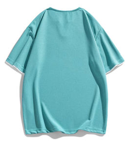 Camiseta de Manga Corta para Hombre, 210 gsm, 100% Algodón, Cuello en V, Negra, Blanca y Gris, Suave, Informal, para Actividades al Aire Libre - Product Image 4