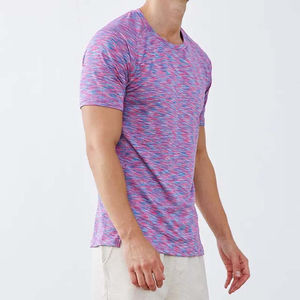 Camiseta personalizada de entrenamiento para gimnasio y correr para hombre, Camiseta de algodón liso, camisetas deportivas estampadas para hombre hechas en Pakistán - Product Image 2