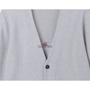 เสื้อคาร์ดิแกนปักลายตามสั่งสำหรับผู้ชาย เสื้อคาร์ดิแกนคุณภาพสูง เสื้อสเวตเตอร์ผู้ชาย ผสมขนสัตว์ ถักนิตติ้งติดกระดุม เสื้อคาร์ดิแกน 2 - Product Image 2