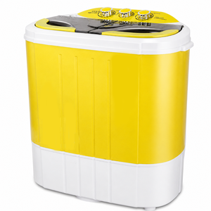 <strong>Portable</strong> <strong>Mini</strong> <strong>Twin</strong> <strong>Tub</strong> <strong>Washing</strong> <strong>Machine</strong> 2.6KG 3KG 4KG Semi Automatic Washer <strong>Compact</strong> Laundry <strong>Machine</strong> for Home Apartment Dorm Use - Product Image 5
