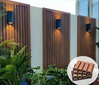 Paneles de pared WPC estriados de fibra de bambú, Panel de pared de PVC impermeable para interiores para Hotel, escuela, dormitorio, decoración, revestimiento de pared Interior