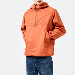 Veste coupe-vent sur mesure pour homme, grande taille, respirante, avec fermeture éclair et décoration brodée, nylon épais imperméable pour l'été - Product Image 4