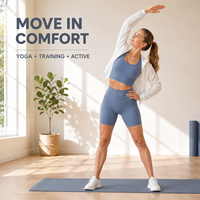 Ensembles de yoga personnalisés pour femmes, tenues de sport sans coutures à taille haute, effet push-up, extensibles, en latex