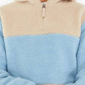 Sweat à capuche d'hiver pour hommes Sweatshirts à capuche Sherpa pour hommes Veste Sherpa personnalisée Plus Size Sweatshirts à capuche thermiques pour hommes Couleur contrastée - Product Image 4