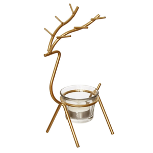Deer shaped gold metal <b>tea</b> <b>light</b> <b>candle</b> <b>holder</b> Xmas gift <b>candles</b> <b>tea</b> <b>light</b> <b>holder</b> wedding party home decor Christmas ornament - Product Image 2