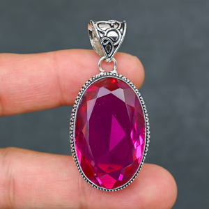 925 Silver Luxury <b>Statement</b> <b>Necklace</b> 22g Weight - Product Image 1